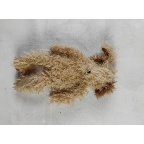 Bunnies by the Bay Tan Brown Shaggy Furry Plush Stuffed Animal Toy - Picture 1 of 3